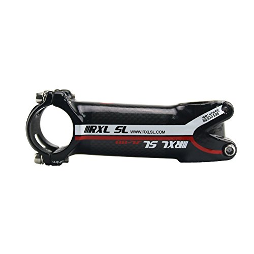 RXL SL potencias MTB Carbono 31.8mm 3K Brillante Rojo Fibra de Carbon+Aleación de Aluminio Potencia Bicicleta Carretera 110mm