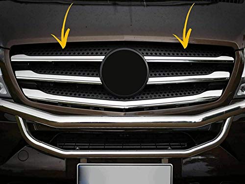 Se adapta a la rejilla frontal cromada para Mercedes Sprinter W906 para 2013-2018. Se adapta a la rejilla frontal cromada para Mercedes Sprinter W906 para 2013-2018.