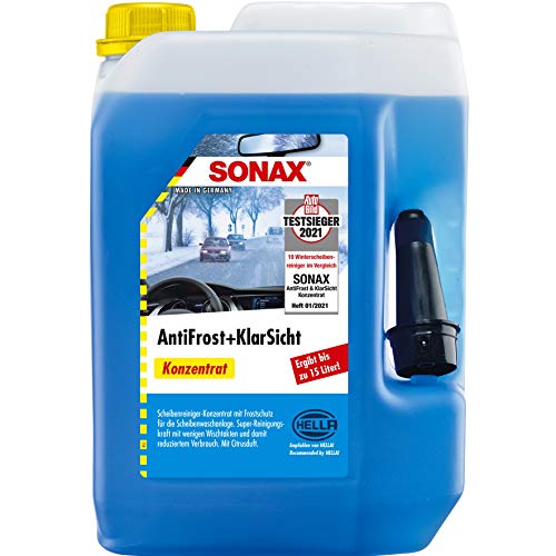 SONAX 03325050 - Anticongelante y líquido para Limpia Parabrisas (5 litros)