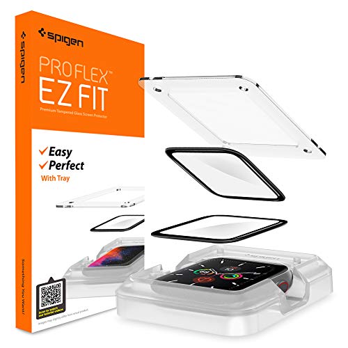 Spigen Proflex EZ Fit Protector Pantalla para Apple Watch Series 6 44mm y Apple Watch SE 44mm - 2 Unidades Spigen Proflex EZ Fit Protector Pantalla para Apple Watch Series 6 44mm y Apple Watch SE 44mm - 2 Unidades