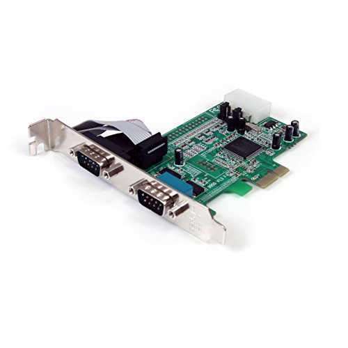 StarTech.com PEX2S553 - Tarjeta adaptadora PCI Express de 2 Puertos
