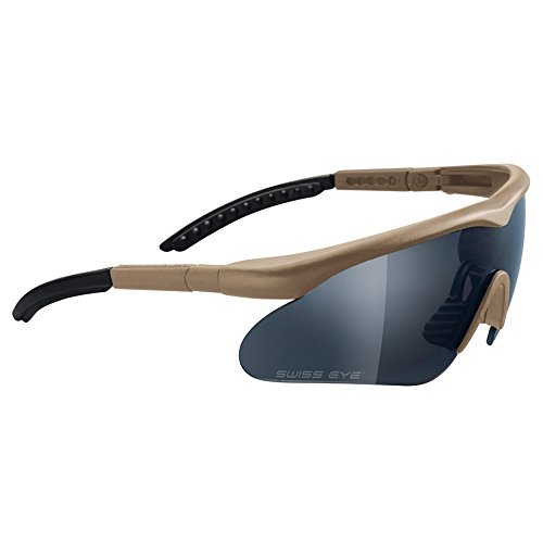 Swiss Eye Raptor - Gafas de sol deportivas, todo el año, color Marrón, tamaño universal