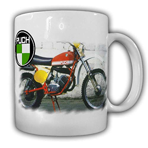 Taza Puch MC-GC 125 ccm accesorios motocicleta taza de café Motocross Enduro Motocycle #24148