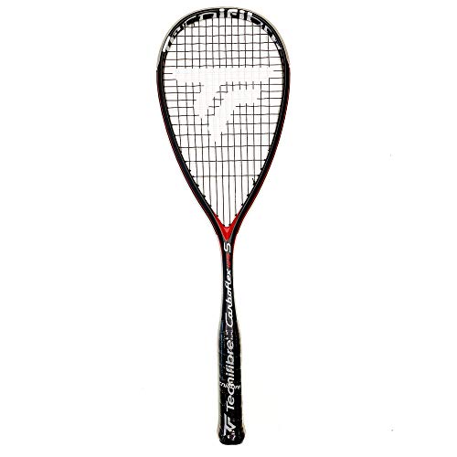 Tecnifibre CARBOFLEX 125 S - Raqueta de Squash para Adulto, Negro, Talla única