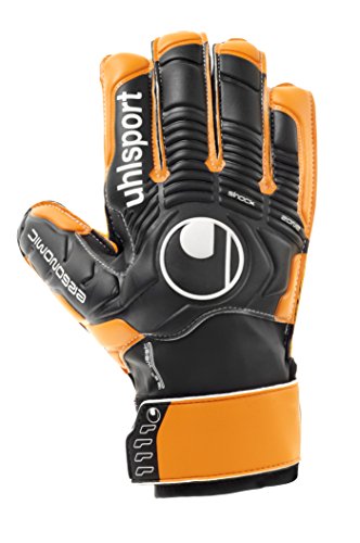uhlsport Ergonomic Soft Advanced Guantes, Unisex Adulto, Negro/Naranja, 10 uhlsport Ergonomic Soft Advanced Guantes, Unisex Adulto, Negro/Naranja, 10
