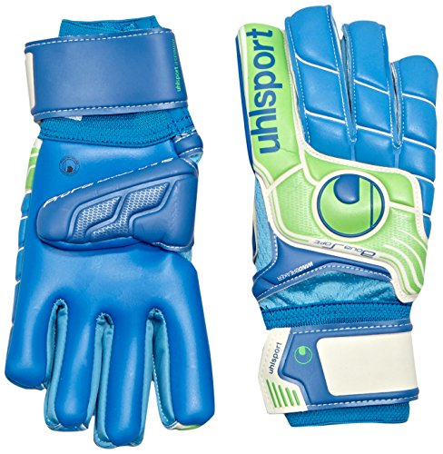 uhlsport Fangmaschine Aquasoft HN Windbreaker - Guantes de Portero para fútbol, Color Azul, Talla 10.5