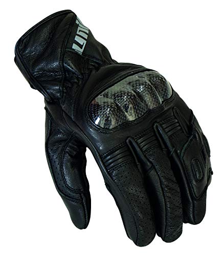 UNIK Man Summer R-28, Colour-Racing Gloves Pair Guantes, Hombre, Negro, Extra Large