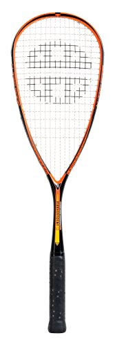 Unsquashable y-Tec 5005 C4 Black-Naranja - Raqueta de Squash Raqueta