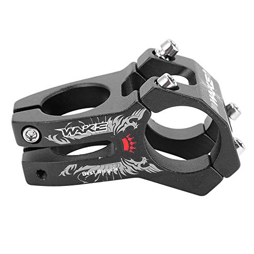 Vástago de Bicicleta Corto de Manillar, 31.8mm Potencia para Bicicleta Montaña Elevador de Vástago de Manillar Bar Stem Tallo de Barra para Bicicleta de Carretera Ciclismo MTB BMX Fixie Gear (Negro)