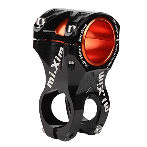 VGEBY1 Vástago de Manillar de Bicicleta, Abrazadera de vástago de Bicicleta antioxidante con Anillo Adaptador para Manillar de Bicicleta de diámetro 35 mm / 31,8 mm(Negro) VGEBY1 Vástago de Manillar de Bicicleta, Abrazadera de vástago de Bicicleta antioxidante con Anillo Adaptador para Manillar de Bicicleta de diámetro 35 mm / 31,8 mm(Negro)