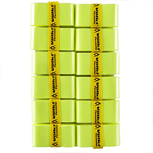 Völkl - Grip para Raqueta de Tenis (Pack de 12 Grips), Color Amarillo