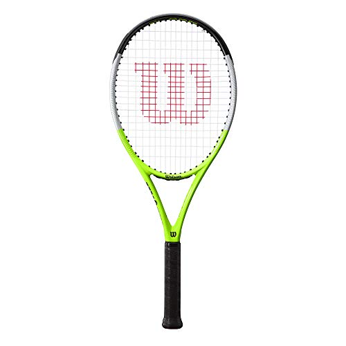 Wilson Blade Feel RXT 105 Raqueta de tenis para uso recreativo, Grafito/Compuesto, Verde/gris/negro, WR054710U3 Wilson Blade Feel RXT 105 Raqueta de tenis para uso recreativo, Grafito/Compuesto, Verde/gris/negro, WR054710U3