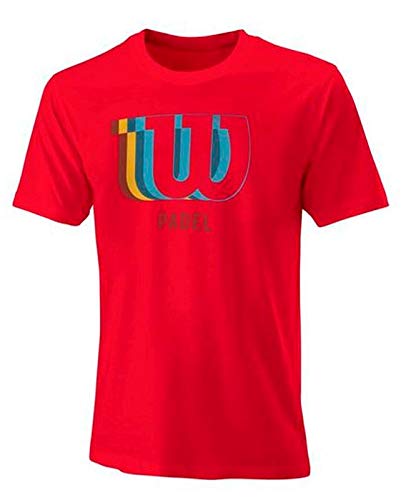 Wilson Camiseta Modelo M Padel Blur W TCH tee Infrared Marca