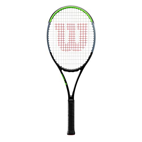 Wilson Raqueta de tenis, Blade 101L V7.0, Unisex, Empuñadura: 4 3/8'', Grafito, Verde/gris/verde lima WR014110U3 Wilson Raqueta de tenis, Blade 101L V7.0, Unisex, Empuñadura: 4 3/8'', Grafito, Verde/gris/verde lima WR014110U3