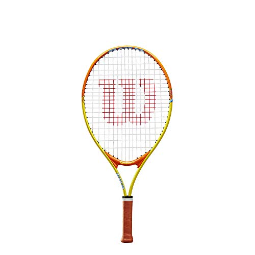 Wilson, Raqueta de Tenis para niños, Slam 23, Naranja/Gris, Altura de 115 a 130 cm