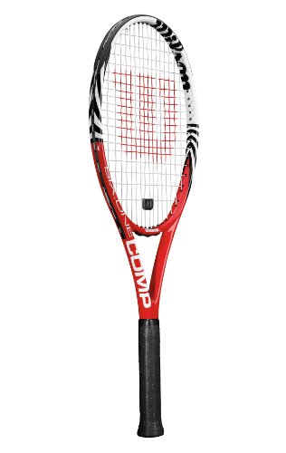 Wilson Six. One Comp - Raqueta de Tenis para Adulto Redd/White Talla:27 Inch
