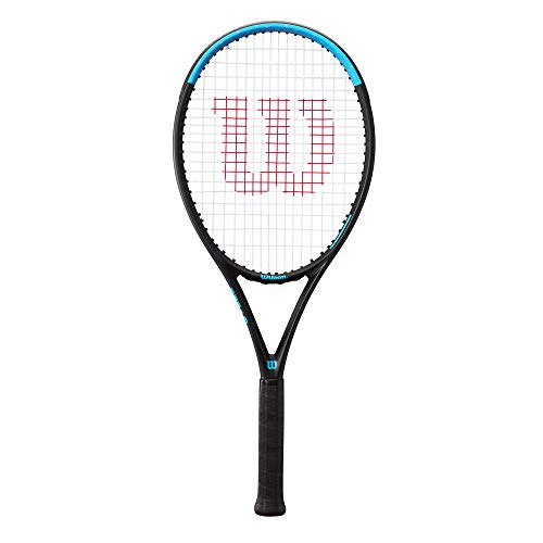 Wilson Ultra Power 105 Raqueta de tenis, Jugador avanzado, Compuesto/fibra de carbono, Azul/negro, WR055910U2