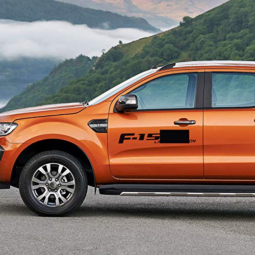 Wongzt Pegatinas Laterales para el Cuerpo del Coche, para Ford Ranger Raptor F150 F-150 EDICIÓN Limitada Pickup Auto Vinyl Decals Car Tuning Accessories