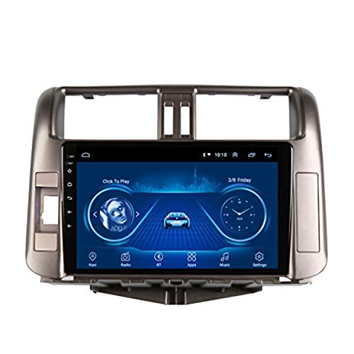 XMZWD 9 Pulgadas Car GPS Navigation Android 8.1 Car Stereo Auto Radio DVD Player, para Toyota Land Cruiser Prado 150 2009-2013 Soporte WiFi/USB (Contiene Cámara/Calentador De Coche)
