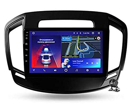 YIJIAREN Radio GPS Navegación para Opel Insignia 1 2013-2017, Android 10.0 Coche Estéreo Sat Nav Soporte GPS/Radio/Bluetooth/Navegación/Control del Volante/RDS/DSP/FM