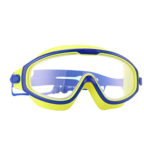 Yolistar Gafas de Natación para Niños con Integrales Enchufe de Oído, Antiniebla Protección UV Sin Fugas Gafas Natación Ajustable para 6 a 14 Años Niños