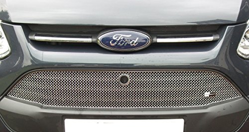 Zunsport Compatible con Ford Transit Custom - Parrilla Superior - Acabado Plata (2013-2018)