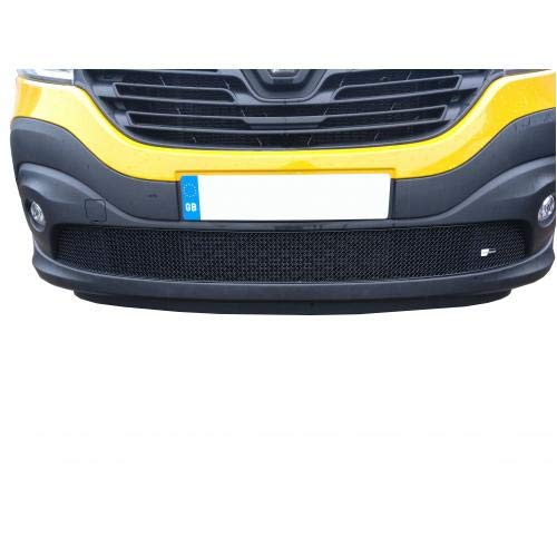 Zunsport Compatible con Renault Traffic Gen3 - Parrilla Inferior - Acabado Negro (2014 -)