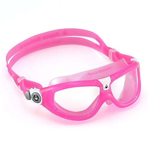 Aqua Sphere Seal 2 Regular, Gafas de natación para Niños, Rosa (Pink/Clear Lens)