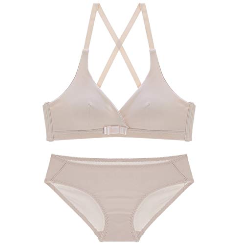 BaiXing El Conjunto de Ropa Interior Sexy en V Profunda reúne una sección Delgada sin Rastro de sostén, sin Anillo de Acero, Ajusta la Forma del Pecho, Tres Filas y Dos Hebillas. BaiXing El Conjunto de Ropa Interior Sexy en V Profunda reúne una sección Delgada sin Rastro de sostén, sin Anillo de Acero, Ajusta la Forma del Pecho, Tres Filas y Dos Hebillas.