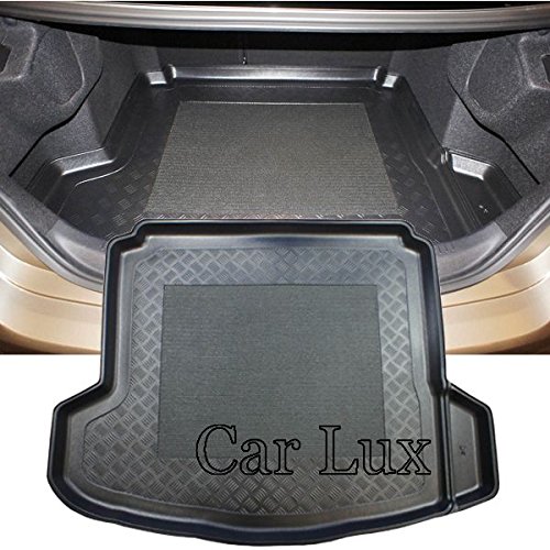 Car Lux - AR04722 Alfombra Bandeja Cubeta Protector cubre maletero a medida y con antideslizante Megane Grand Coupe