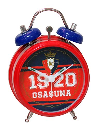 CYP- 0 CLUB ATLETICO OSASUNA Reloj despertador de campanas, Color, 0 (RD-01-SA)