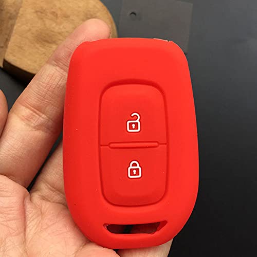 DkeBEI 2 Button Silicone Rubber Car Key Cover Case Shell Set Remote Key Cover,For Renault Duster Dacia Scenic Master Megane