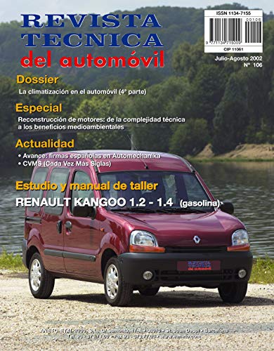 Documentación técnica RTA 106 RENAULT KANGOO I (1997 -2003) - Gazolina