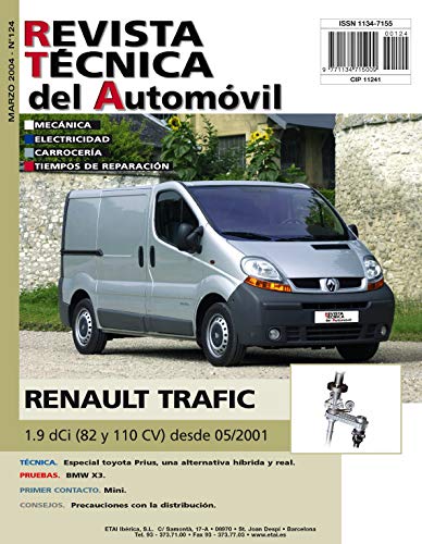 Documentación técnica RTA 124 RENAULT TRAFIC II (2002 -2006)