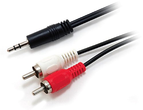 Equip 14709207 Cable de Audio 2,5 m 3,5mm 2 x RCA Negro - Cables de Audio (3,5mm, Macho, 2 x RCA, Macho, 2,5 m, Negro)