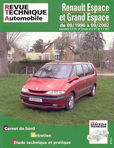 E.T.A.I - Revue Technique Automobile 603.2 - RENAULT ESPACE III - 1996 à 2002