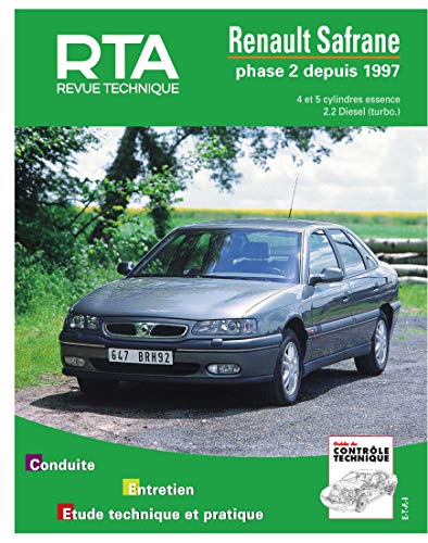 E.T.A.I - Revue Technique Automobile 617 - RENAULT SAFRANE - 1996 à 2000