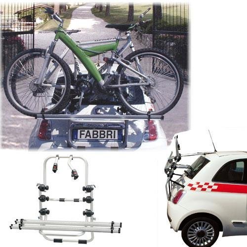 Fácil Portabicicletas Trasero de Bicicleta 90307714 al transporte de 2 ruedas en el portón para Renault Megane SW Grand Tour – Incluye adaptador y kit de montaje