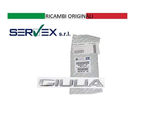 FCA| Logo Escudo Texto Sigla Modelo Trasero "Giulia" Alfa Romeo Giulia 2016-> | Recambio Original 50533758