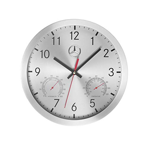 FR Brand Original - Reloj de pared para Mercedes Benz 2020 con termómetro e higrómetro