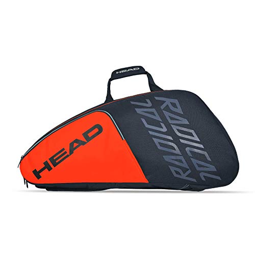 Head Radical 9R Supercombi BKOR - Raquetero, Color Negro / Naranja / Blanco, Talla única