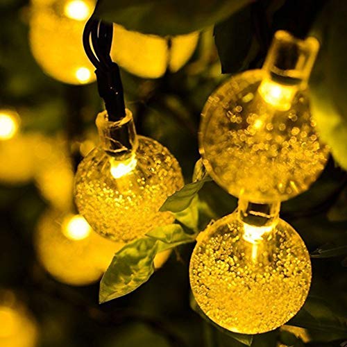 HHF LED Bulbs Lamps, LED SANG String RGB Luces de Navidad 6M 7M LED Diodo Guirnalda Bola Bola String Luces de Navidad for jardín Decoración del césped al Aire Libre