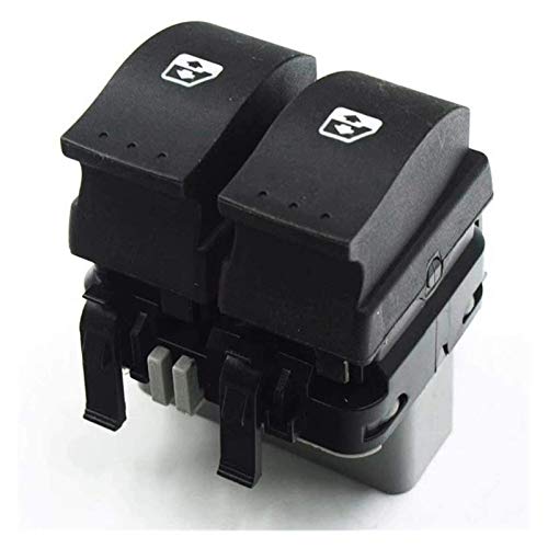 Interruptor de control de ventanilla delantera izquierda botón maestro para Renault Laguna 2 II Espace 4 8200315042 8200315046 interruptor de botón (negro) Interruptor de control de ventanilla delantera izquierda botón maestro para Renault Laguna 2 II Espace 4 8200315042 8200315046 interruptor de botón (negro)