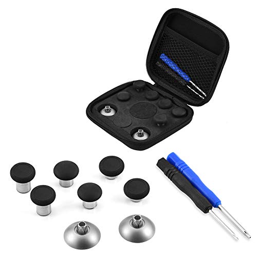 Kit de Repuesto de botón Profesional para PS4, Mini Joystick móvil, Tapa de Palanca de Pulgar, Kit de Repuesto de botón magnético, Piezas para Playstation 4/Xbox One