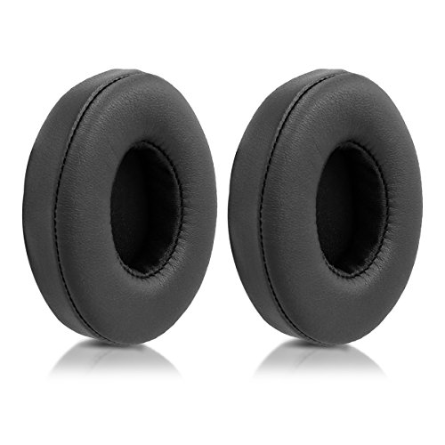 kwmobile 2X Almohadillas compatibles con Beats Solo 2 Wireless / 3 - Almohadilla de Repuesto de Cuero sintético para Cascos Auriculares kwmobile 2X Almohadillas compatibles con Beats Solo 2 Wireless / 3 - Almohadilla de Repuesto de Cuero sintético para Cascos Auriculares