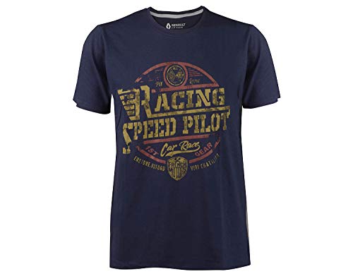 L'Atelier Renault Racing Speed Pilot - Camiseta para hombre, talla XXL, color azul marino