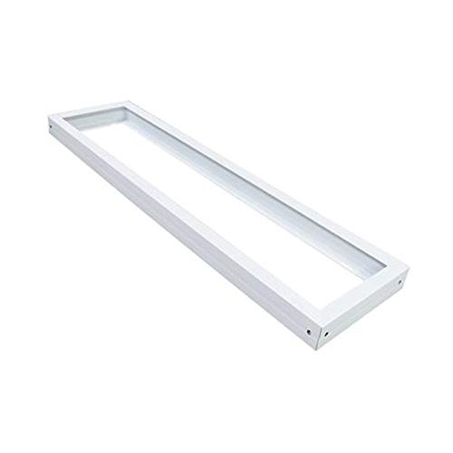 LIGHTEU®, marco de montaje en panel LED marco carcasa marco de montaje marco montado en superficie aluminio 120x30 cm LIGHTEU®, marco de montaje en panel LED marco carcasa marco de montaje marco montado en superficie aluminio 120x30 cm