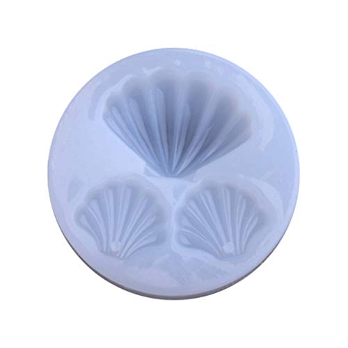 Mini 3D Seashell silicona joyas Moulds resina epoxi moldes para remolques Moulds Pegamento Crafts Crystal Epoxy Harz-Anhänger formas para joyas creativas DIY a
