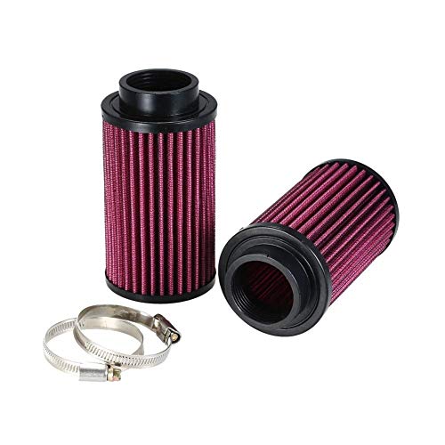 Mnjin General Car Air Pod Filters Filter Filter Stock Carb Replacement for Yamaha Banshee YFZ350 Car Parts (Color: Red)