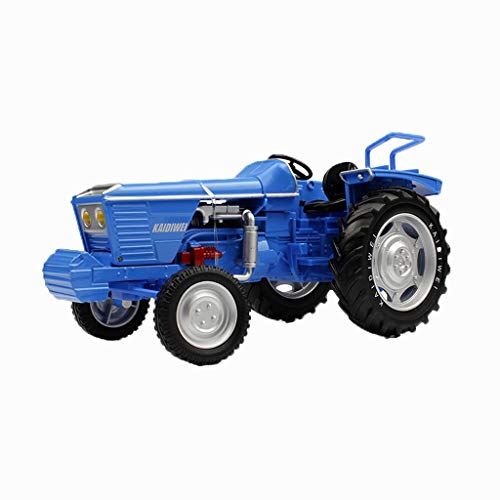 Modelo Juguete camiones de juguete de construcción de vehículos de juguete carro del tractor de remolque de tractor motocultor camiones de juguete for los niños Rompecabezas ( Color : Tractor blue )